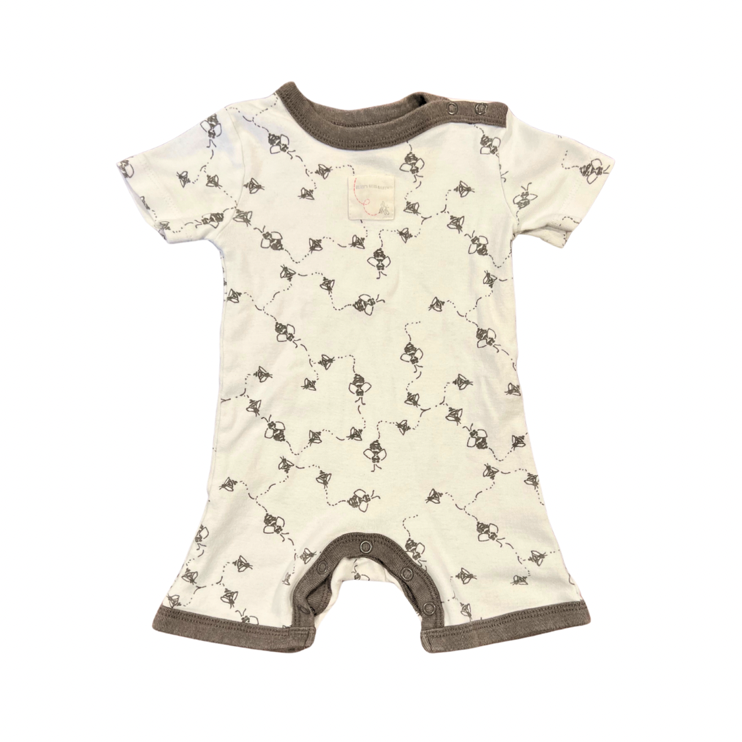 Burt's Bees Romper 3-6M