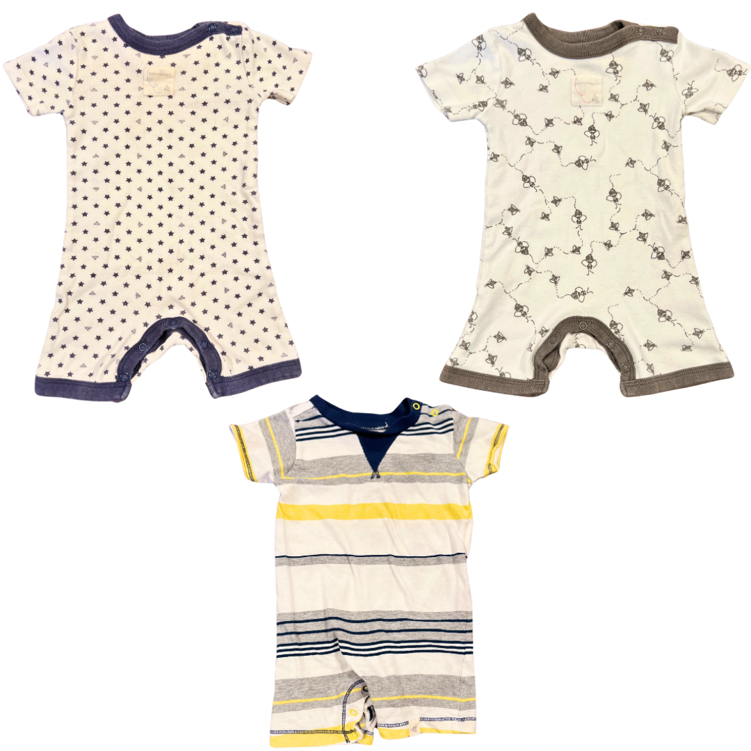 Burt's Bees Romper 3-6M