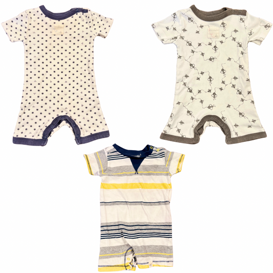 Burt's Bees Romper 3-6M