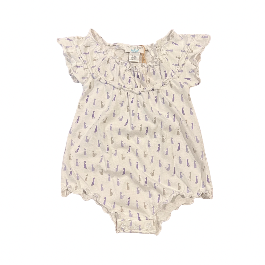 Feather Baby Onesie 3-6M